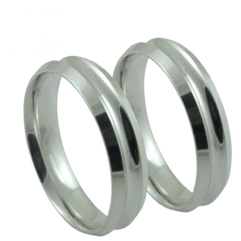 ALIANÇA DE PRATA 5,0MM ANATÔMICA CONCAVA