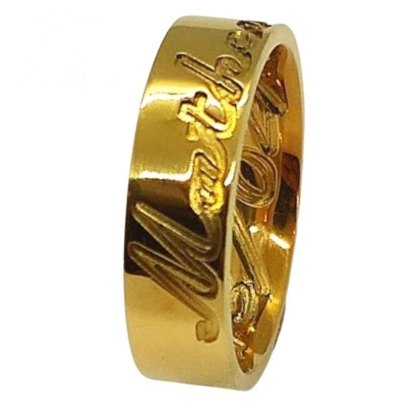 ALIANÇA DE MOEDA 6,0MM ANATÔMICA QUADRADA PERSONALIZADA