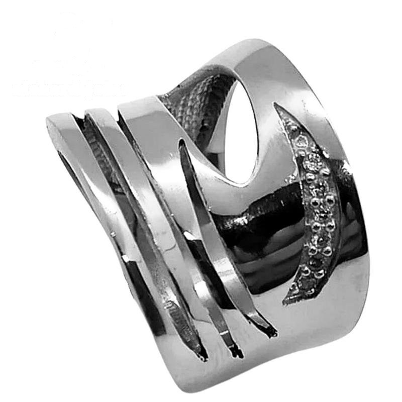 ANEL DE PRATA C/6 PEDRAS DE ZIRCONIA