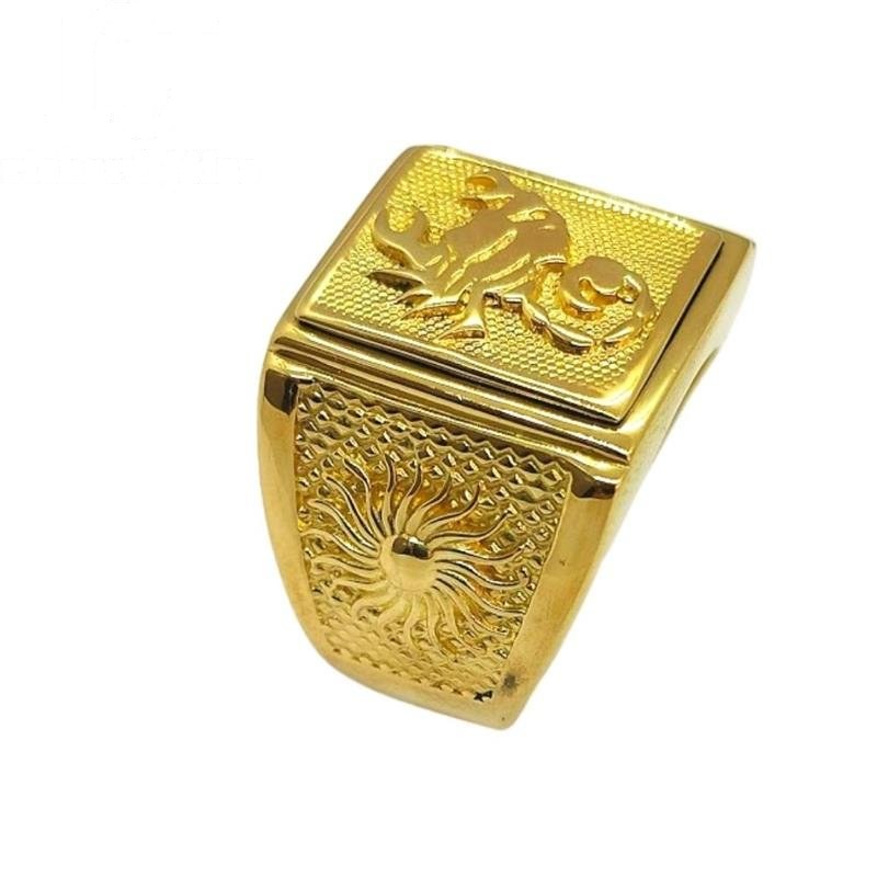 ANEL DE MOEDA SIGNO SCORPIÃO