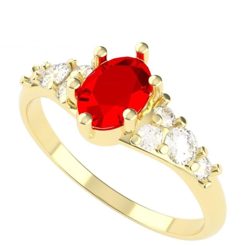 ANEL DE MOEDA RUBY MUDA COR DA PEDRA CENTRAL