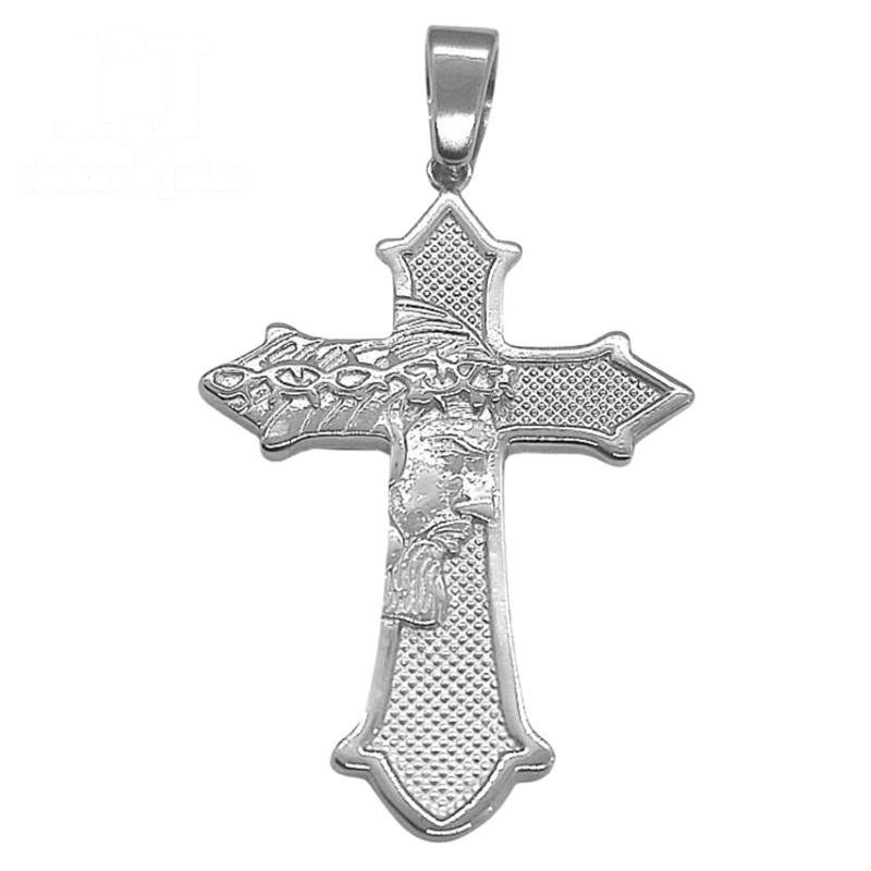 PINGENTE DE PRATA CRUCIFIXO DE TAMANHO 3,6 X2,5