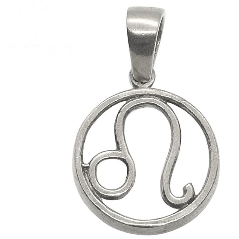 PINGENTE DE PRATA SIGNO LEÃO 1,6 X 1,6