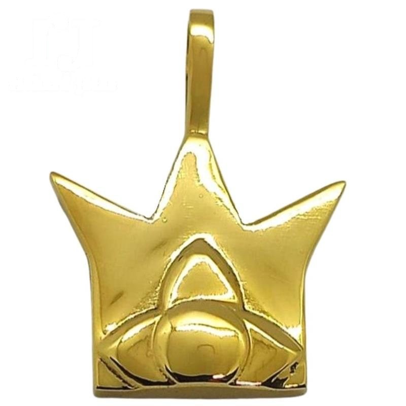 PINGENTE DE MOEDA COROA DE TAMANHO 2X 2