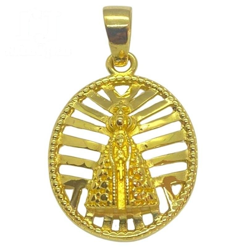 PINGENTE DE MOEDA NOSSA SENHORA APARECIDA 3,0 CM