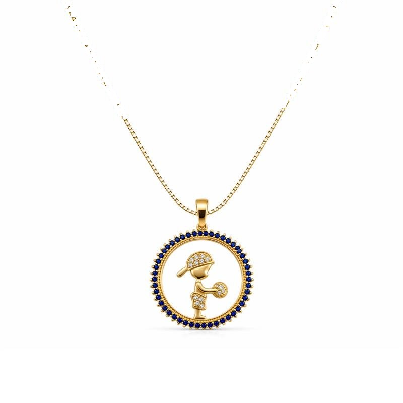 PINGENTE DE MOEDA MANDALA C/105 PEDRAS 01 MENINO