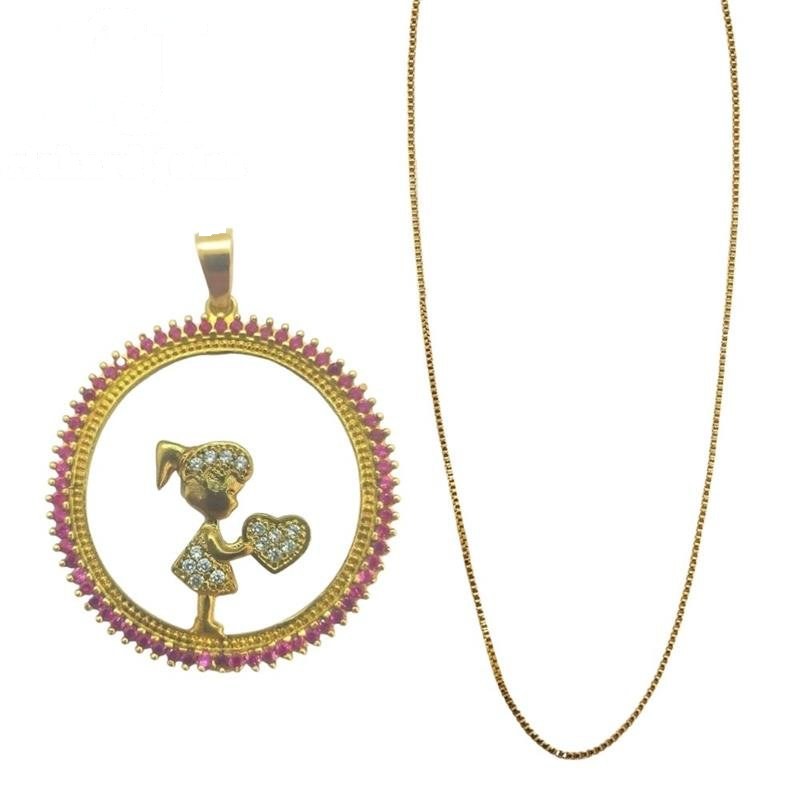 PINGENTE DE MOEDA MANDALA C/100 PEDRAS 01 MENINA