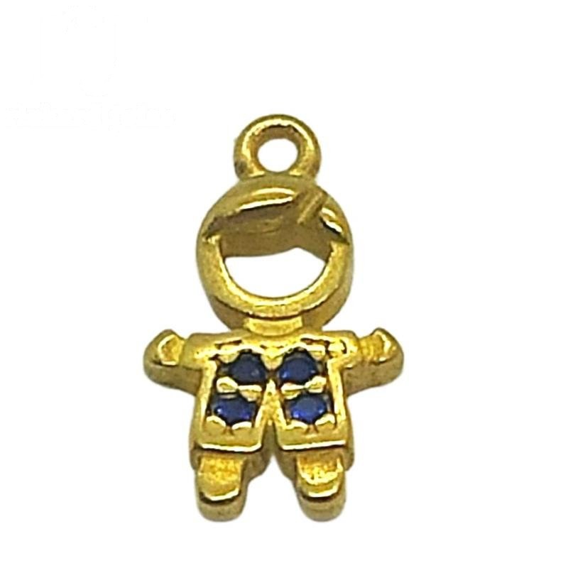 PINGENTE DE MOEDA MENINO DE TAMANHO 0,9 X 1,3