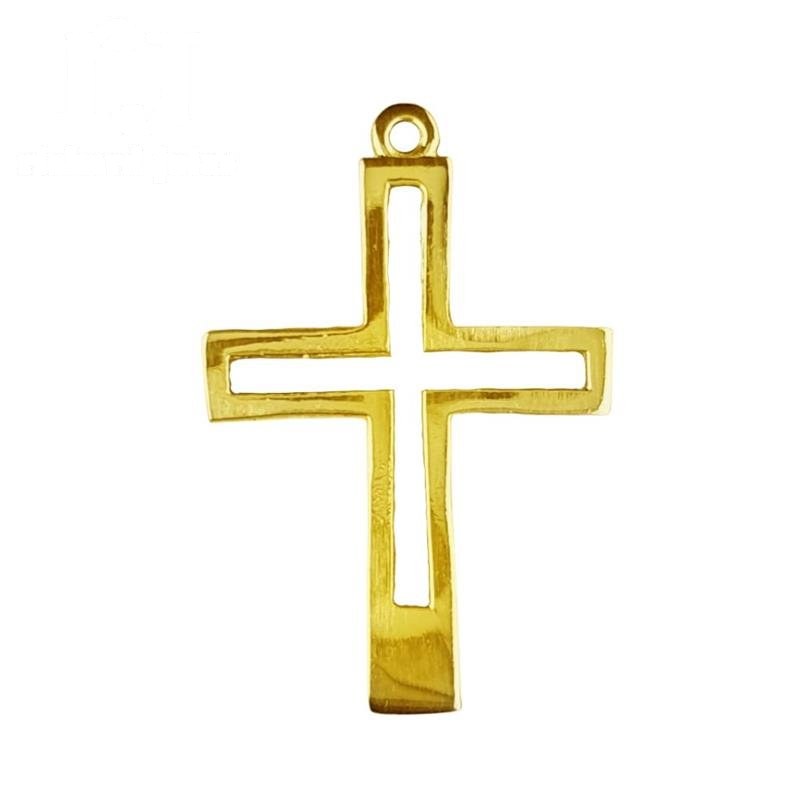 PINGENTE DE MOEDA CRUCIFIXO DE TAMANHO 3,6 X 2,7