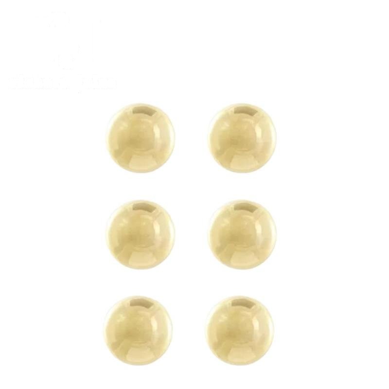 BRINCO FOLHEADO A OURO TRIO DE BOLINHAS LISAS (10MM)